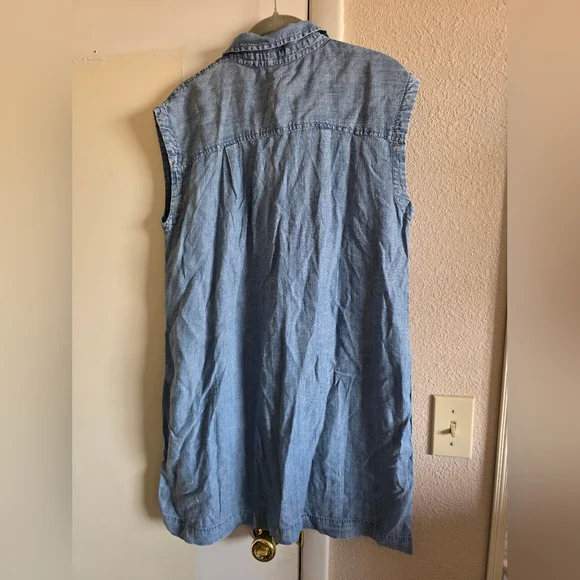 Splendid Wren Indigo Chambray Shift Minidress • NWOT 🦈 - Picture 7 of 9